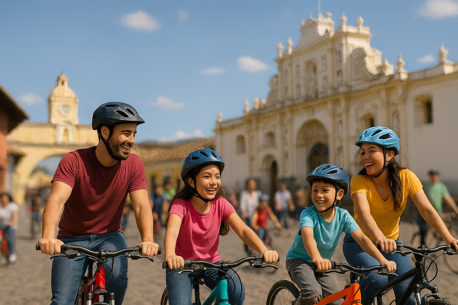 BiciTour familiar en Antigua Guatemala