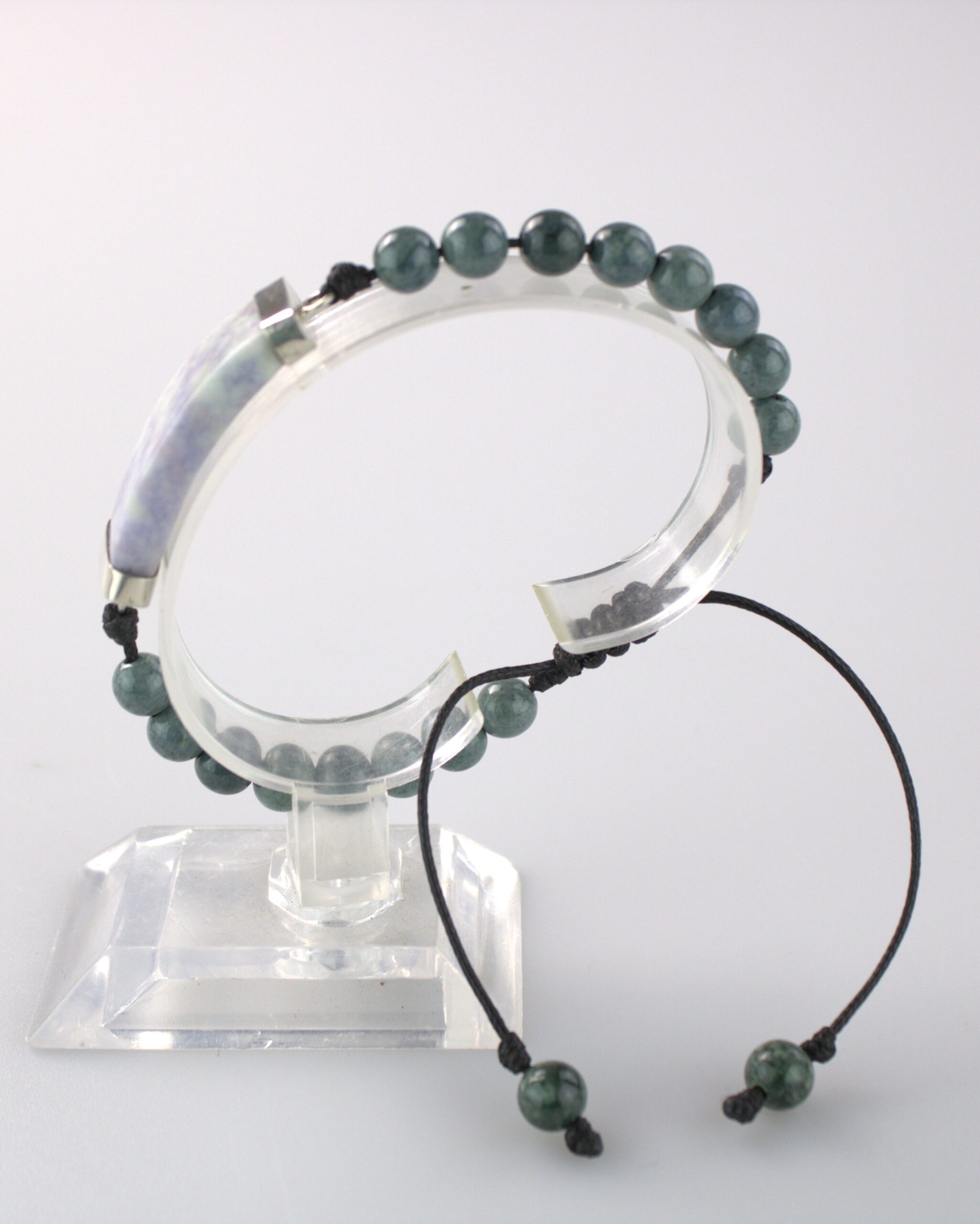 Jade Plata Cuero Piedras